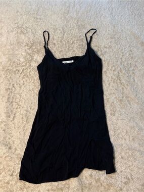 Reformation Black Slip Dress with Adjustable Spaghetti Straps Women’s Size Small